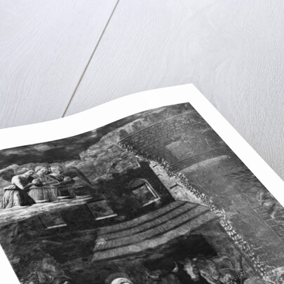 The Nativity, one of the scenes from the fresco cycle of the Life of the Virgin in the apse of the Cathedral by Fra Filippo Lippi