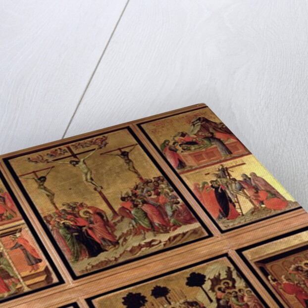 Maesta: eleven scenes from the Passion, 1308-11 by Duccio di Buoninsegna