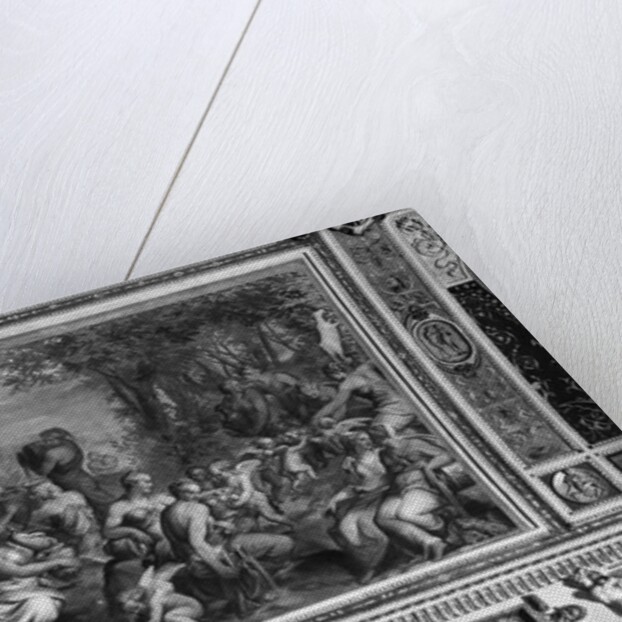 Scene with nymphs, detail from the ceiling of a Banqueting room, Villa Giulia, Rome by Taddeo Zuccaro