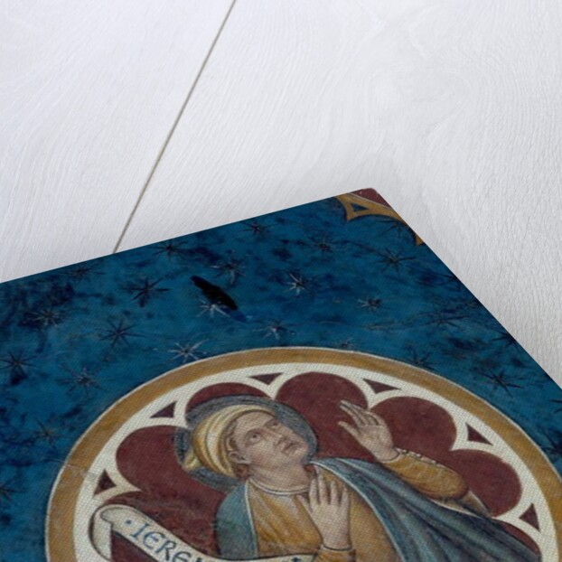 The prophet Jeremiah, detail by Agostino di Marsiglio