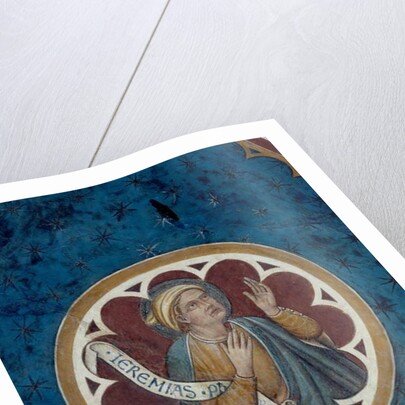 The prophet Jeremiah, detail by Agostino di Marsiglio