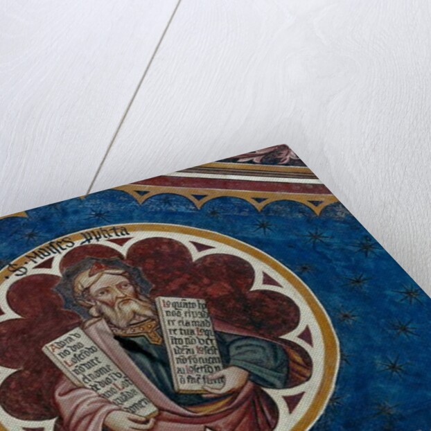 Moses, detail of the fourth span of the ceiling by Agostino di Marsiglio