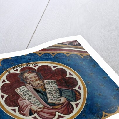 Moses, detail of the fourth span of the ceiling by Agostino di Marsiglio