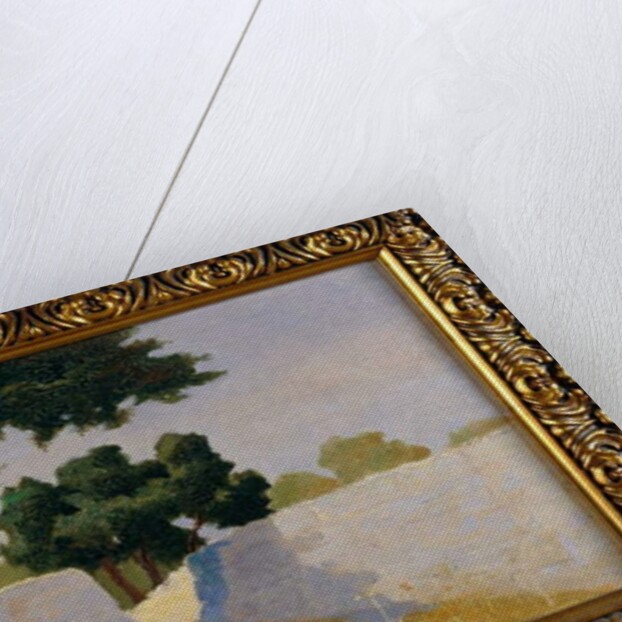 Landscape with white walls by Damaso Bianchi