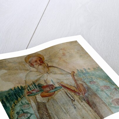 St. Romuald, founder of the Carthusian Monastery in Camaldoli, detail by Italian School