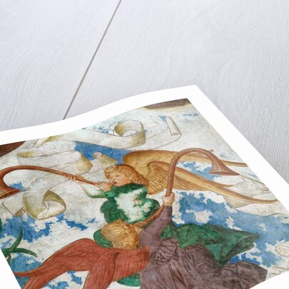 Musical angels, detail from the Last Judgement by Gianfrancesco da Tolmezzo