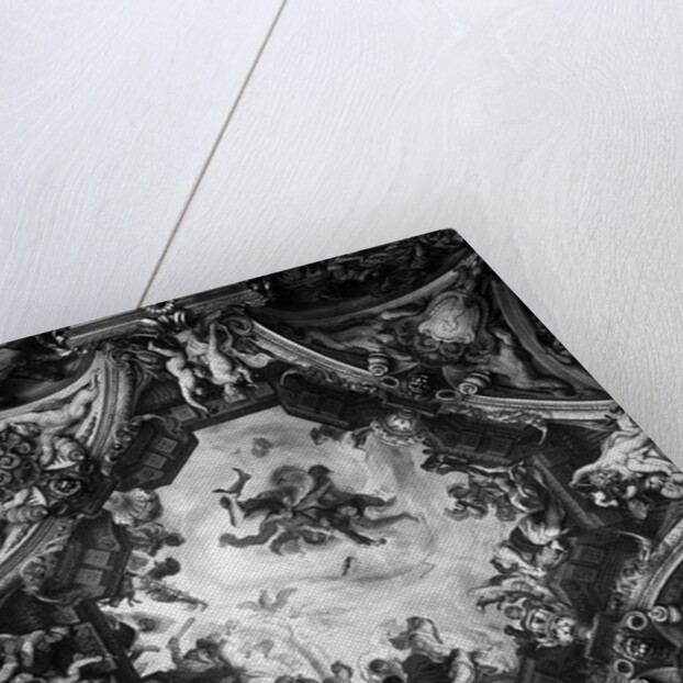 Allegory of Winter, on the vault of the Winter Room by Domenico the Elder Piola