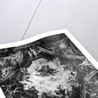 Allegory of Winter, on the vault of the Winter Room by Domenico the Elder Piola