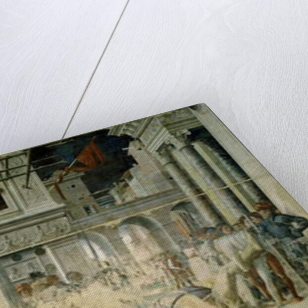 The Martyrdom and Transport of the Decapitated Body of Saint Christopher, c.1448-57 by Andrea Mantegna