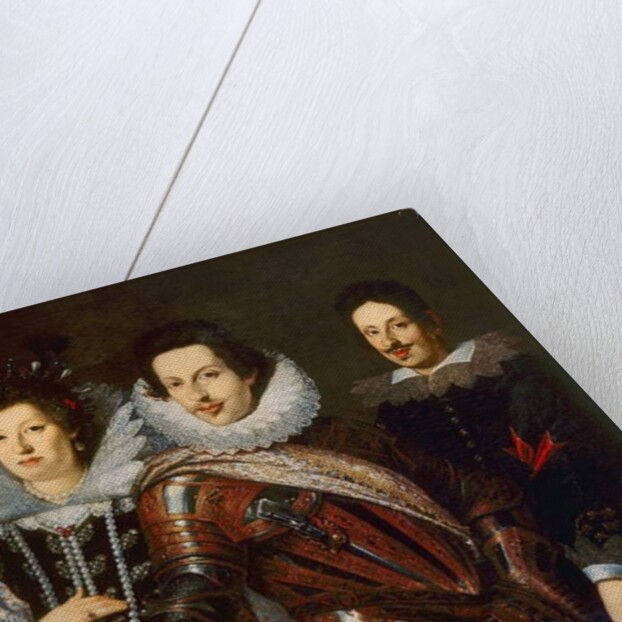 Portrait of Marie Madeleine of Austria, Cosimo II and Ferdinand II de Medici, c.1640 by Justus Sustermans