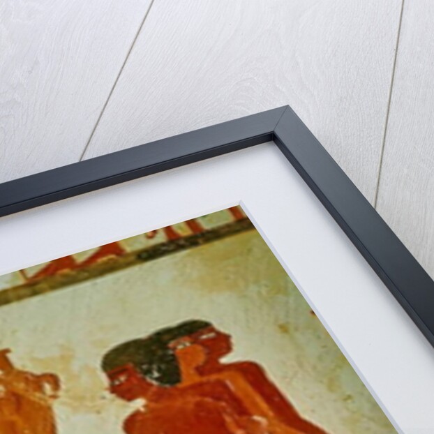 Meat processing of the birds by Egyptian 18th Dynasty