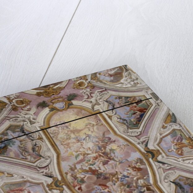 View of the ceiling, 1720 by Guglielmo Borremans