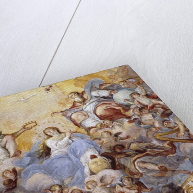 Coronation of the Virgin, 1725 by Giovanni Tuccari