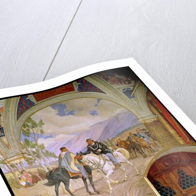 The Meeting Between Giuseppe Garibaldi and King Vittorio Emmanuele II on the 26th of October 1860 at Teano, Italy, 1886 by Pietro Aldi