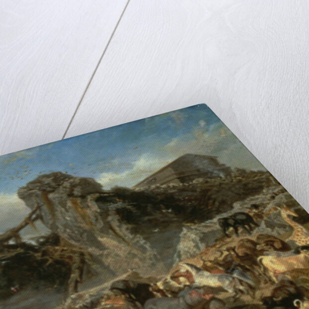Animals Leaving the Ark, Mount Ararat by Filippo Palizzi