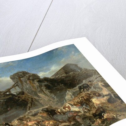 Animals Leaving the Ark, Mount Ararat by Filippo Palizzi