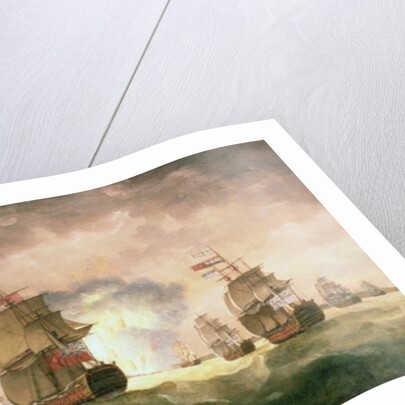 Rodney's Victory off Cape St. Vincent by Thomas Luny