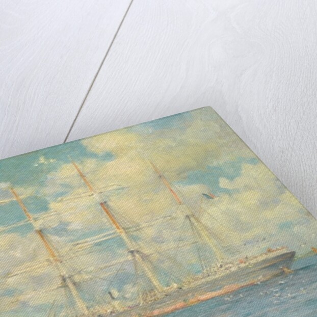 A French Barque in Falmouth Bay, 1902 by Henry Scott Tuke