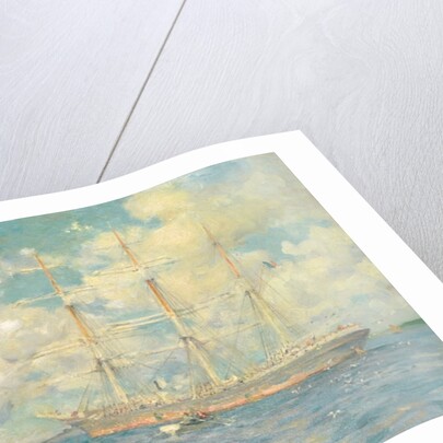 A French Barque in Falmouth Bay, 1902 by Henry Scott Tuke