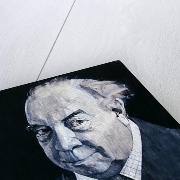 Portrait of J.B. Priestley by Barry Fantoni