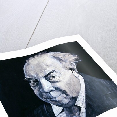 Portrait of J.B. Priestley by Barry Fantoni