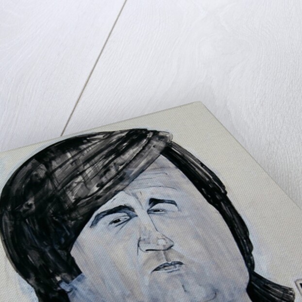 Portrait of Melvyn Bragg by Barry Fantoni