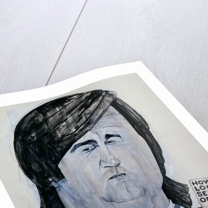 Portrait of Melvyn Bragg by Barry Fantoni