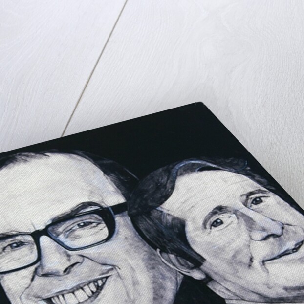Portrait of Morecambe and Wise by Barry Fantoni
