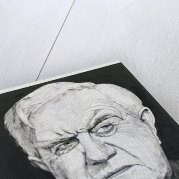 Portrait of Andrew Cruickshank by Barry Fantoni