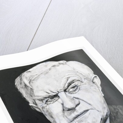 Portrait of Andrew Cruickshank by Barry Fantoni