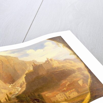 Hill Town in Italy, 1831 by James Giles