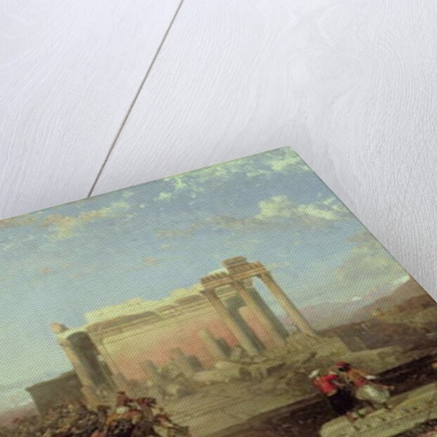 The Ruins of the Temple of the Sun at Baalbec, 1861 by David Roberts