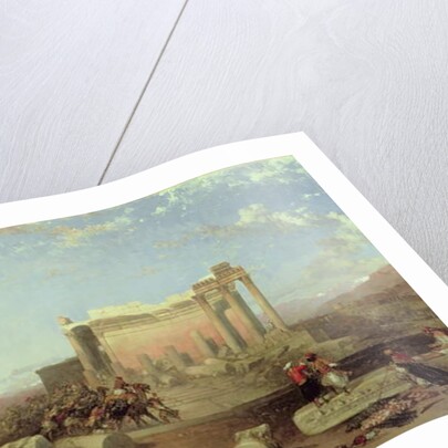 The Ruins of the Temple of the Sun at Baalbec, 1861 by David Roberts