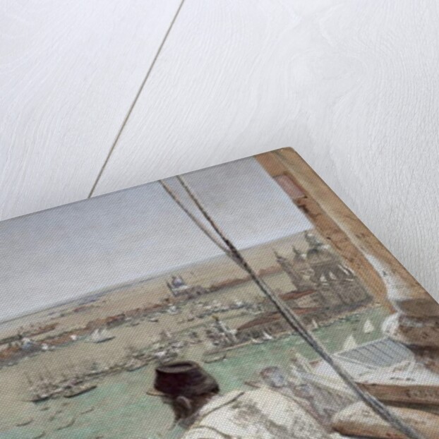 The Basin of San Marco from the Campanile, Venice, 1862 by William Bell Scott