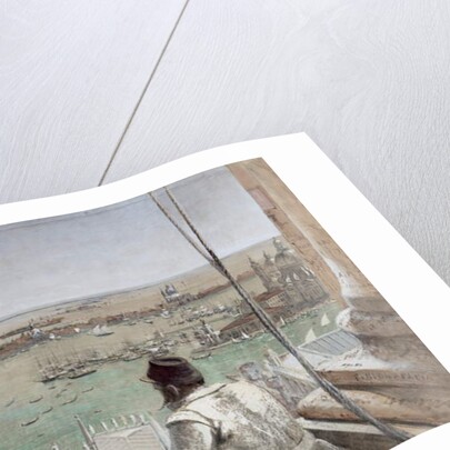 The Basin of San Marco from the Campanile, Venice, 1862 by William Bell Scott