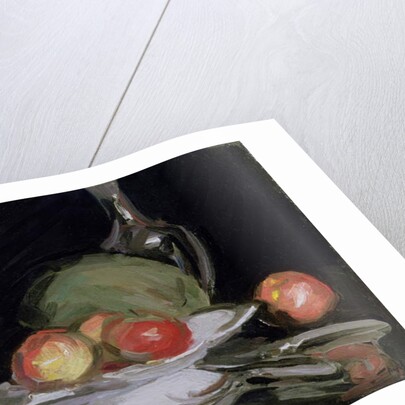 Still Life Bowl of Fruit, Melon and Carafe by George Leslie Hunter