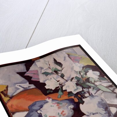 White Roses in a Vase by Samuel John Peploe