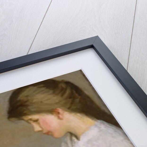Two Girls Arranging Posies by George Clausen