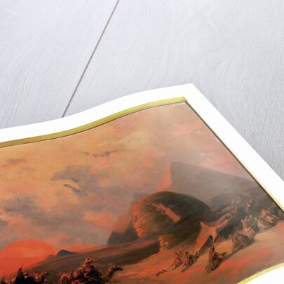 Recollection of the Desert on the Approach of the Simoon by David Roberts