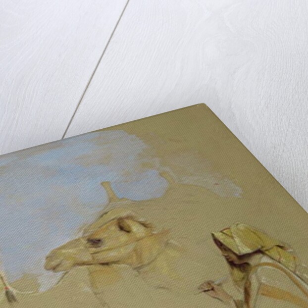 Study of Camels with Bedouin Drivers in the Desert of Mount Sinai by John Frederick Lewis