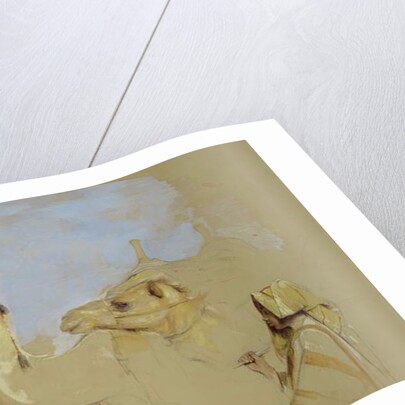 Study of Camels with Bedouin Drivers in the Desert of Mount Sinai by John Frederick Lewis