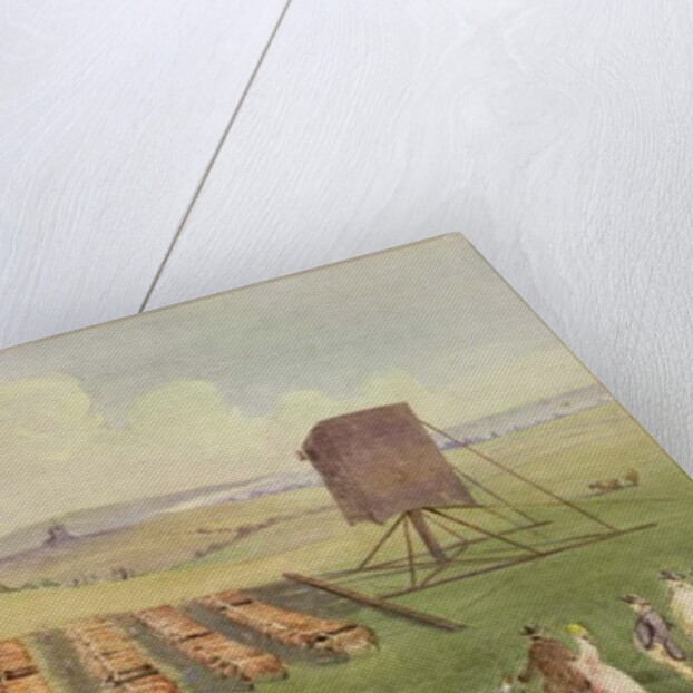 Moving the Windmill, 1797 by English School