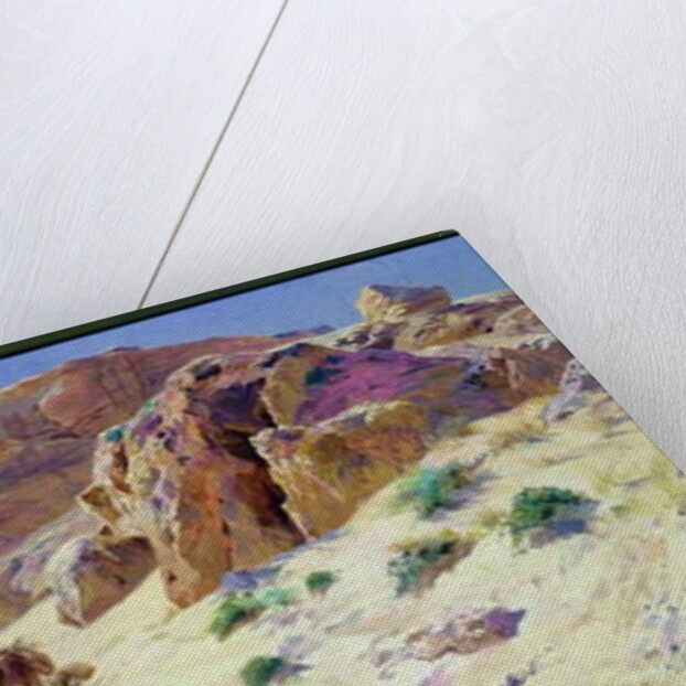 Caravan in the Desert by Eugene Alexis Girardet