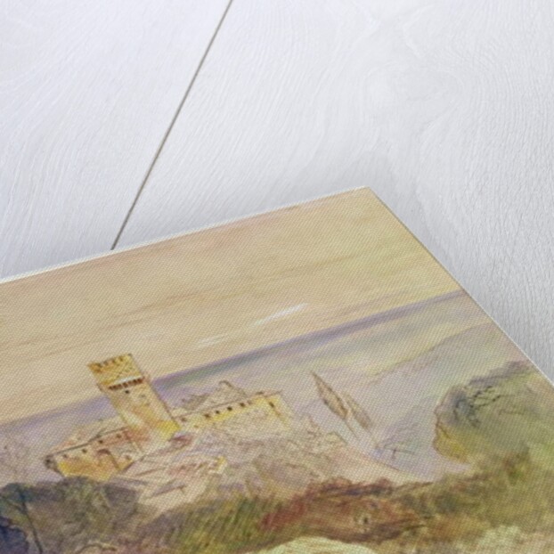 The Monastery of Caracalla, 1856 by Edward Lear