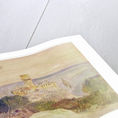 The Monastery of Caracalla, 1856 by Edward Lear