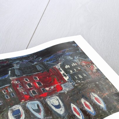 Boatyard, Amsterdam by Anne Redpath