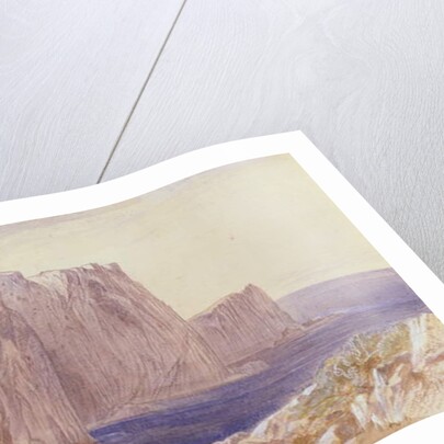 Sappho's Leap Lefkas by Edward Lear