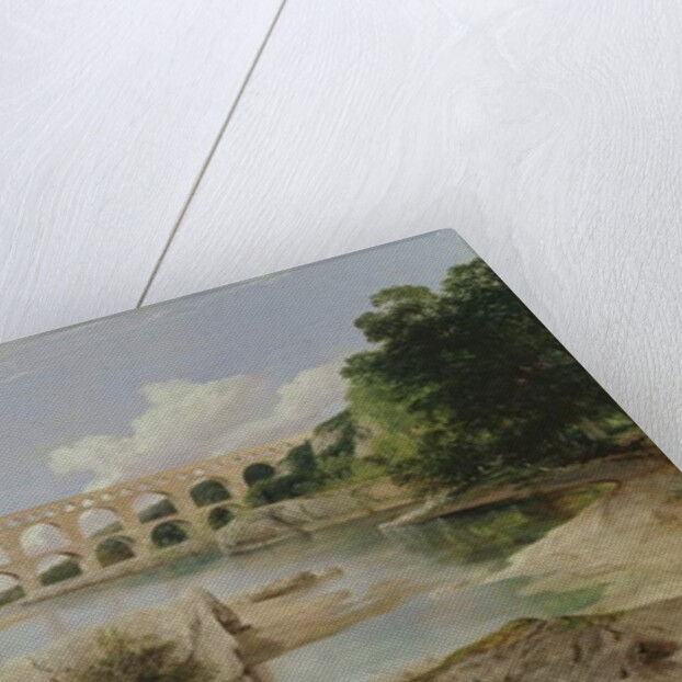 The Pont du Gard, 1862 by Frederick Richard Lee