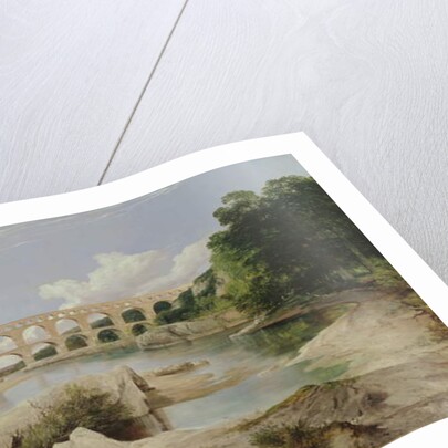 The Pont du Gard, 1862 by Frederick Richard Lee