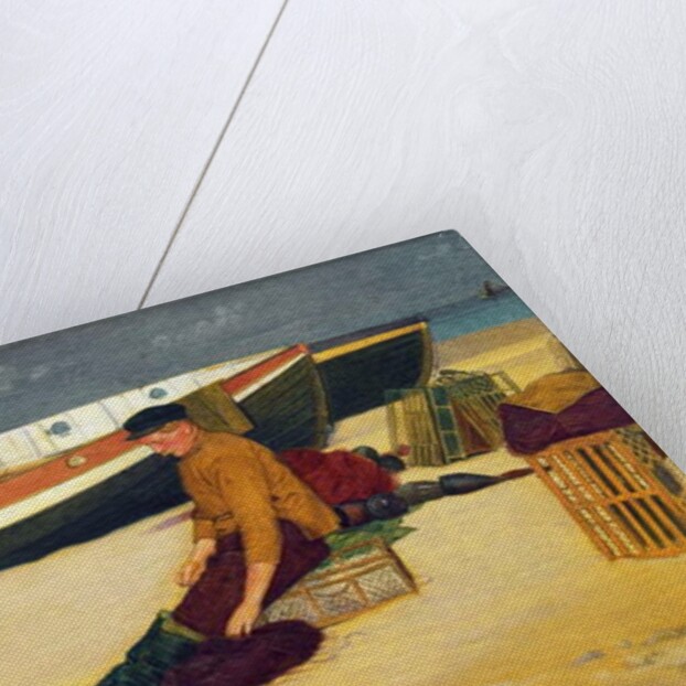 Cleaning the Lines, 1900 by Joseph Edward Southall